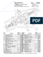 Blackmer Parts List Pump Models: Txd3E Tx3E: (Double Ended Shafts) (Single Ended Shafts)