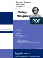 Chapter 1-3 Strategic Management 