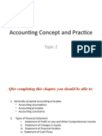 Topic 2 - Accounting Concept and Practice