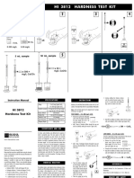 Hi 3812 Hardness Test Kit