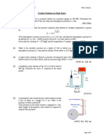 Further Problems On Fluid Statics