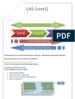 Chapter 4 - States of Matter (Chemistry AS - Level)