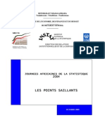 Journée Africaine de La Statistique 2004: Les Points Saillants (INSTAT - 2005)