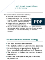 E-Business and Virtual Organisations: New Strategies For The New Economy