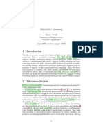 Ensemble Learning: Martin Sewell