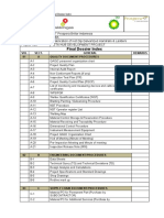 Final Dossier Index