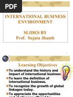 International Business Environment Slides by Prof. Sujata Jhamb