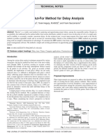 Modified But-For Method For Delay Analysis: Technical Notes