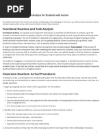 Lesson 3 - Functional Routines & Task Analysis For Students With Autism - Education & Teaching Class