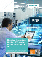 Block For Connecting Modbus TCP Devices To Energy Suite V14 SP1