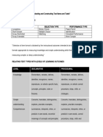 Selecting and Constructing Test Items A