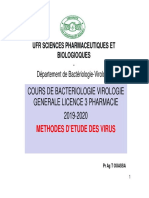 Methodes D'etude Virus l3 2019 2020.Ppt (Mode de Compatibilité)