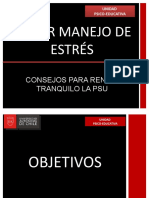 Presentación - Taller Manejo de Estrés PSU