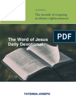 The Word of Jesus Daily Devotional April 2021 Edition