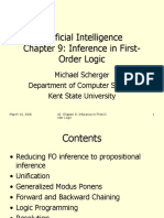 Artificial Intelligence Chapter 9: Inference in First-Order Logic