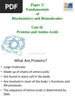 1 - Proteins and Amino Acids