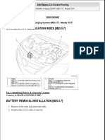 Charging System Location Index (Mzi-3.7) : 2008 Mazda CX-9 Grand Touring 2008 Mazda CX-9 Grand Touring