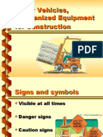 Motor Vehicles, Mechanized Equipment For Construction