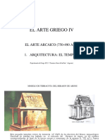 Arquitectura Griega Arcaica (750 - 490 Ac)