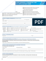 Scholarship & Finacial 7 DEC - Application Form