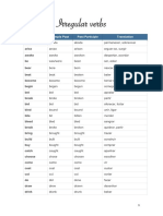 Past Simple - Irregular Verbs