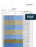 Daftar Nilai Ilmu Biomedik Dasar 3 Sem 2