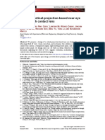 Design of Retinal-Projection-Based Near-Eye Display With Contact Lens