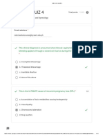 Ob-Gyn Quiz 4