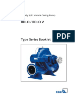 Rdlo / Rdlo V: Axially Split Volute Casing Pump