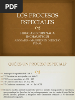 Los Procesos Especiales