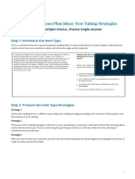 PTE Academic Lesson Plan Ideas: Test Taking Strategies: Lesson 8 - Reading: Multiple-Choice, Choose Single Answer