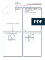 EXAMEN PARCIAL DE FÍSICA I - 4to