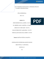 ACTIVIDAD #7 - Portafolio Propuesta de Solución Al Problema Ético en El Ámbito Organizacional