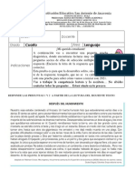 PRUEBA DIAGNOSTICA LENGUAJE 4o