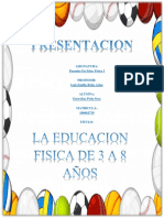 Ensayo de La Educacion Fisica Infantil