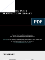 Planning Dirty 2018 Brand Actions Library