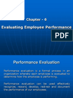 Chapter-6 Evaluating Employee Performance