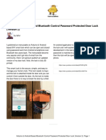 Arduino Android Based Bluetooth Control Password P