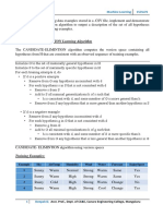 CANDIDATE-ELIMINATION Learning Algorithm