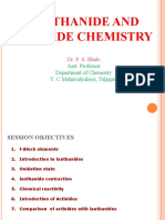 Lanthanide and Actinide Chemistry