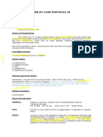 Pre-Op Case Protocol #4