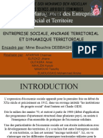 Ancrage Territorial Et Dynamique Territoriale