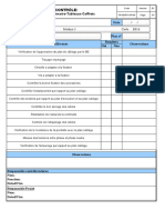 Fiche de Contrôle Armoire