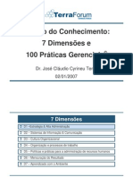 Sete Dimensões Da GC e 100 Práticas