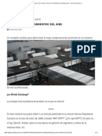 Temperatura de Suministro Del Aire - Climatización y Refrigeración - ACR Latinoamérica