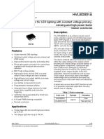 HVLED001A: Offline Controller For LED Lighting With Constant Voltage Primary-Sensing and High Power Factor