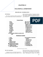 Chapter 13 - Navigational Astronomy