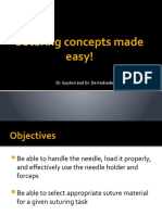 Suturing Concepts Made Easy!: Dr. Guyton and Dr. de Andrade