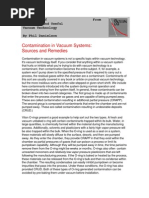 Fingerprints in Vacuum Systems