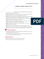 Lesson 10:: Analyzing Character: Divided Loyalties Act III, Scene 2